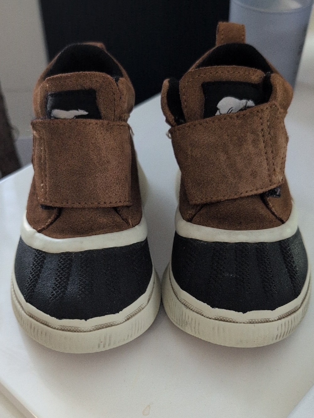 Kids Sorel Brown and Black Snow Boots